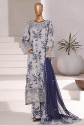 Sada Bahar Stitched 3 Piece Festive Emb Viscose Suit-VCK-548-Grey
