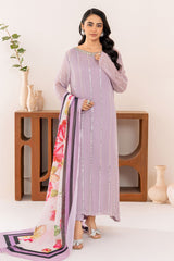 Velora By Stitch Vibes Stitched 4 Piece Suit-Violet Whisper