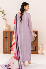 Velora By Stitch Vibes Stitched 4 Piece Suit-Violet Whisper