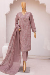 Valencia By HZ Unstitched 3 Piece Jacquard Lawn Collection'2024-VJ-02