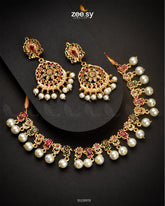Veiled Necklace Set - Zeesy Jewellery