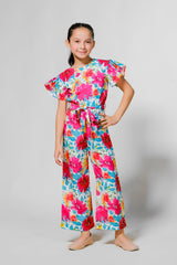 Sprinkles Stitched 1 Piece Summer Jumpsuit Kids Collection'2025-Vibrant Garden Jumpsuit