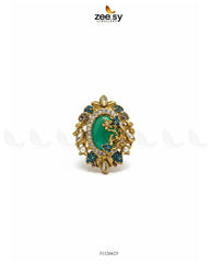 Vintage Uncut Stone Turkish Ring - Zeesy Jewellery