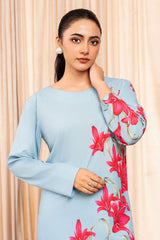 Stitch Vibes Stitched 2 Piece Luxe Suit-Frosted Blue