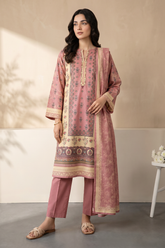 Zellbury Stitched 3 Piece Lawn Pret Suit-WPS2632688