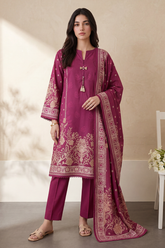 Zellbury Stitched 3 Piece Lawn Pret Suit-WPS2632705