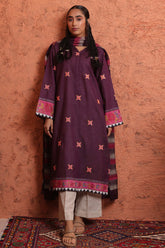 Zellbury Stitched 2 Piece Khaddar Winter Suit-WPW-408