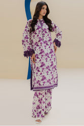 Zellbury Unstitched 2 Piece Digital Printed & Embroidered Cambric Suit-WU-015