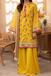 Zellbury Unstitched 2 Piece Digital Printed & Emb Lawn Vol-03 Suit-WU-035