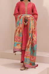 Zellbury Unstitched 3 Piece Digital Printed & Emb Lawn Vol-03 Collection'2024-WU-087