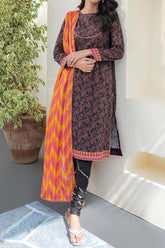 Zellbury Unstitched 2 Piece Digital Printed & Emb Lawn Vol-03 Suit-WU-153