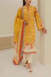 Zellbury Unstitched 2 Piece Digital Printed & Emb Lawn Vol-03 Suit-WU-172