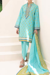 Zellbury Unstitched 3 Piece Digital Printed & Emb Lawn Vol-03 Collection'2024-WU-191