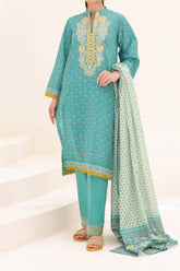 Zellbury Unstitched 3 Piece Digital Printed & Emb Lawn Vol-03 Collection'2024-WU-253