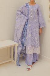 Zellbury Unstitched 3 Piece Digital Printed Lawn Collection'2024-WU-257