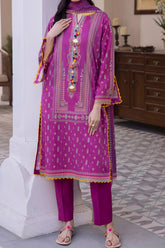 Zellbury Unstitched 3 Piece Emb & Printed Lawn Collection'2024-WU-631