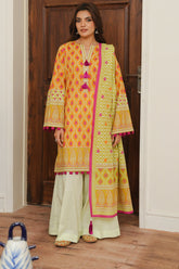 Zellbury Unstitched 2 Piece Digital Printed & Embroidered Cambric Suit-WU-005