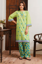 Zellbury Unstitched 2 Piece Digital Printed & Embroidered Cambric Suit-WU-023