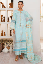 Zellbury Unstitched 3 Piece Digital Printed & Embroidered Cambric Collection'2024-WU-055
