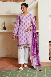 Zellbury Unstitched 2 Piece Digital Printed & Embroidered Cambric Suit-WU-094