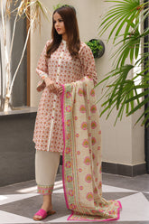 Zellbury Unstitched 2 Piece Digital Printed & Embroidered Cambric Suit-WU-096