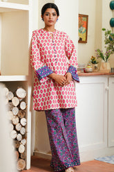 Zellbury Unstitched 2 Piece Digital Printed & Embroidered Cambric Suit-WU-098