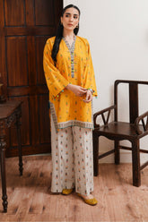 Zellbury Unstitched 2 Piece Digital Printed & Embroidered Cambric Suit-WU-099