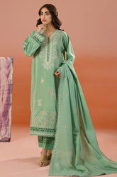 Zellbury Unstitched 3 Piece Dyed Cotton Suit-WUC-0063