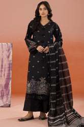 Zellbury Unstitched 3 Piece Dyed Cotton Suit-WUC-0065
