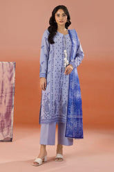 Zellbury Unstitched 3 Piece Dyed Cotton Suit-WUC-0068