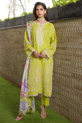 Zellbury Unstitched 3 Piece Chikankari Cotton Vol-04 Suit-WUC-0081