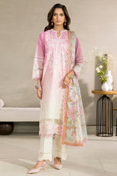 Zellbury Unstitched 3 Piece Chikankari Cotton Vol-04 Suit-WUC-0083