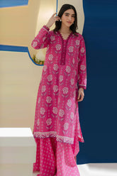 Zellbury Unstitched 2 Piece Digital Printed & Embroidered Cambric Suit-WU-017