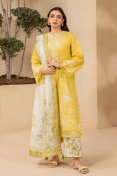 Zellbury Unstitched 3 Piece Lawn Vol-07 Suit-WUS26E30447
