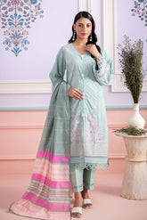 Zellbury Unstitched 3 Piece Lawn Vol-06 Suit-WUS26E30645