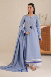 Zellbury Unstitched 2 Piece Lawn Vol-07 Suit-WUS26X20921