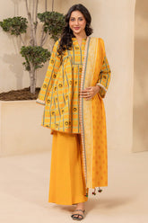 Zellbury Unstitched 3 Piece Lawn Edit 3 Suit-WUS26X30540