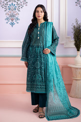 Zellbury Unstitched 3 Piece Lawn Edit 4 Suit-WUS26X30541