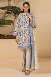 Zellbury Unstitched 3 Piece Digital Printed Lawn Suit-WUS26X30679