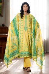 Zellbury Unstitched 3 Piece Lawn Edit 3 Suit-WUS26X30680