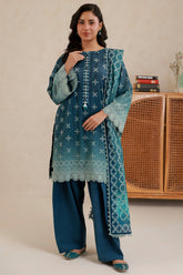 Zellbury Unstitched 3 Piece Lawn Edit 3 Suit-WUS26X30686