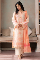 Zellbury Unstitched 3 Piece Lawn Edit 3 Suit-WUS26X30692