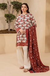 Zellbury Unstitched 3 Piece Lawn Edit 4 Suit-WUS26X30693