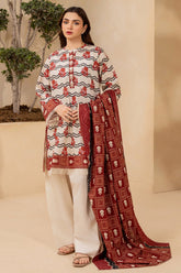 Zellbury Unstitched 3 Piece Lawn Edit 3 Suit-WUS26X30693