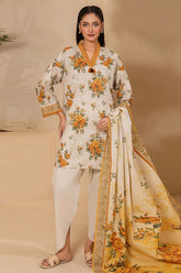 Zellbury Unstitched 3 Piece Digital Printed Lawn Suit-WUS26X30747
