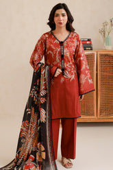 Zellbury Unstitched 3 Piece Lawn Edit 3 Suit-WUS26X30750