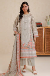 Zellbury Unstitched 3 Piece Lawn Edit 3 Suit-WUS26X30754