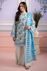 Zellbury Unstitched 3 Piece Lawn Edit 3 Suit-WUS26X30813