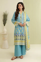 Zellbury Unstitched 3 Piece Lawn Vol-05 Suit-WUS26X30840