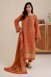 Zellbury Unstitched 3 Piece Lawn Edit 5 Suit-WUS26X30881